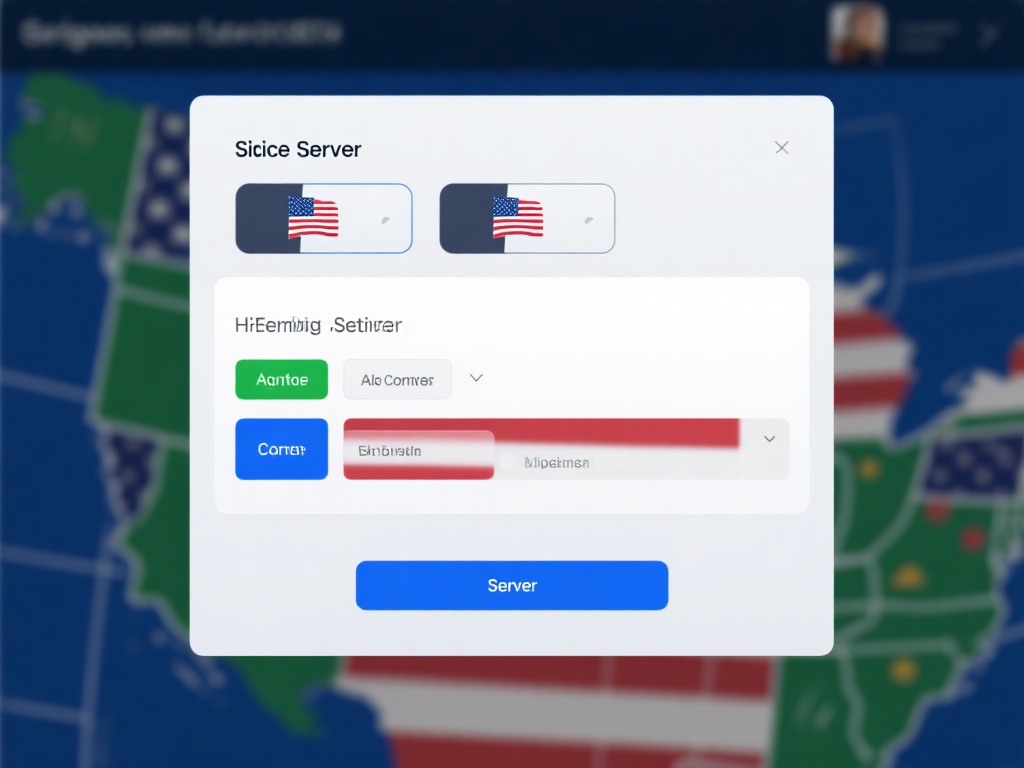 选择合适的服务器：根据您需要访问的地区内容选择对应